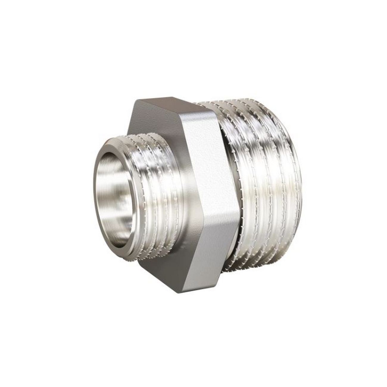 Ниппель переходной 1"-3/4" нар/нар никель LD Pride DN25х20 