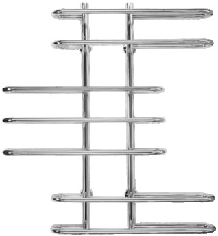 Полотенцесушитель ТЕРМИНУС НЕРЖ. Диана П7 100х560 (2+3+2)